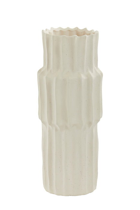 Light & Living - Vaas LONGA - Ø14.5x36cm - Wit