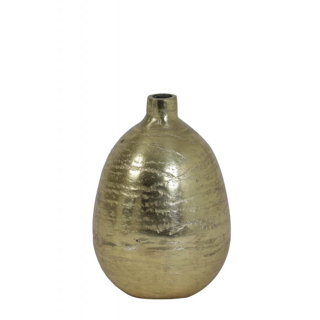 Light & Living Vaas Molza Goud - Metaal - 16x21x16cm (BxHxD)