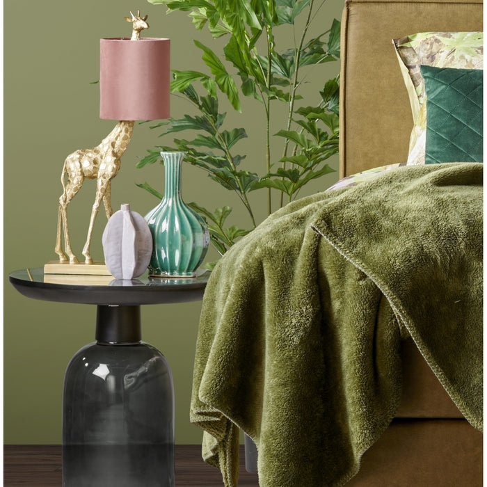 Light & Living Vaas Akosi S - Paars - Keramiek - 10x13x10cm (BxHxD)