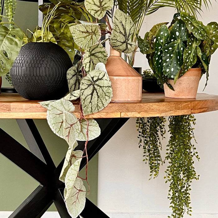 Light & Living Light&living Vaas deco Ø20x18,5 cm SKELD zwart