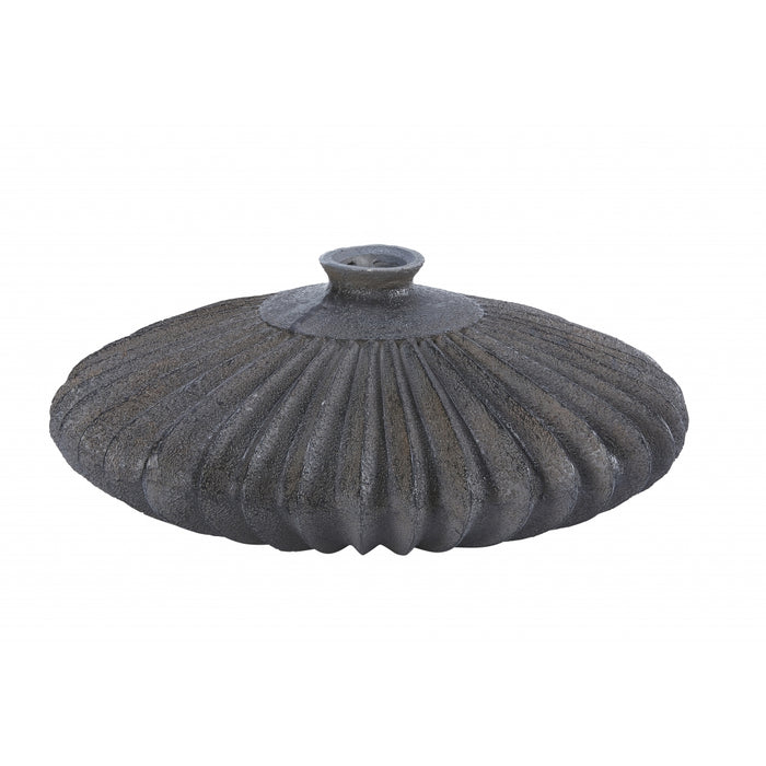 Light & Living Light&living Vaas deco Ø29,5x14,5 cm BOCONO roest bruin