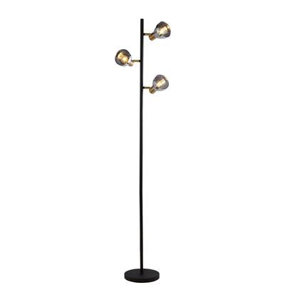 Searchlight Verona Vloerlamp - Satin Brass