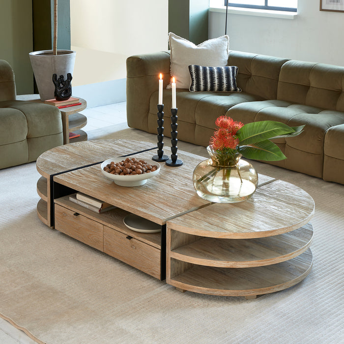 Riviera Maison fruitschaal rond, decoratieschaal mat - Marseille - Wit