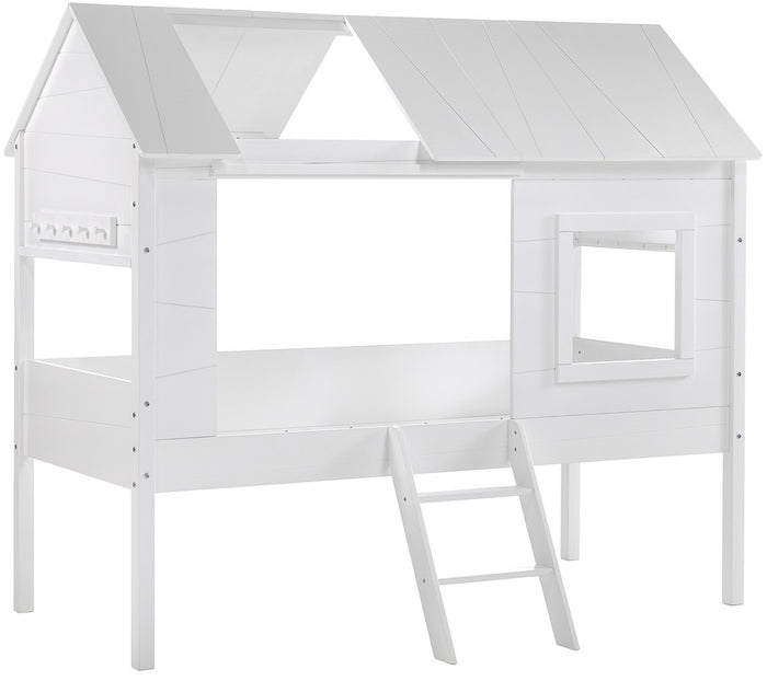 Vipack Charlotte Boomhutbed Wit met Gordijn Set