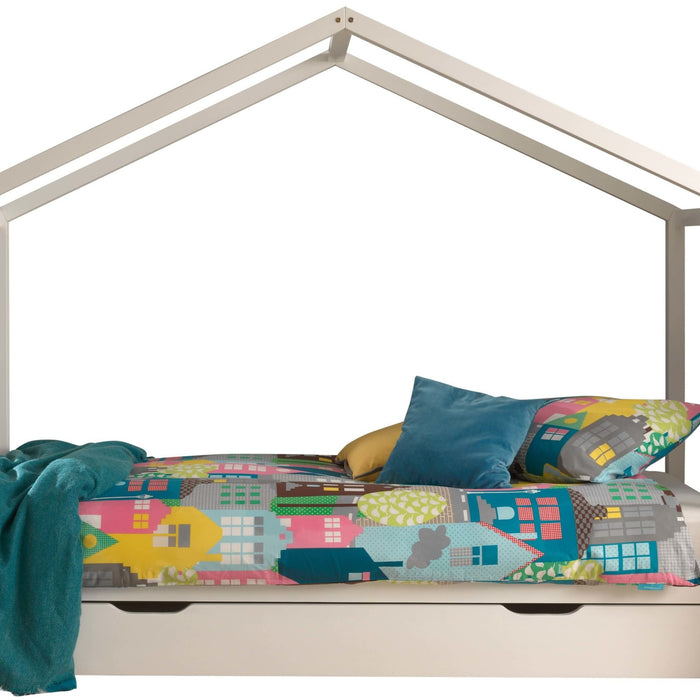 Vipack Dallas Huisbed met Slaaplade 90x200 cm Wit