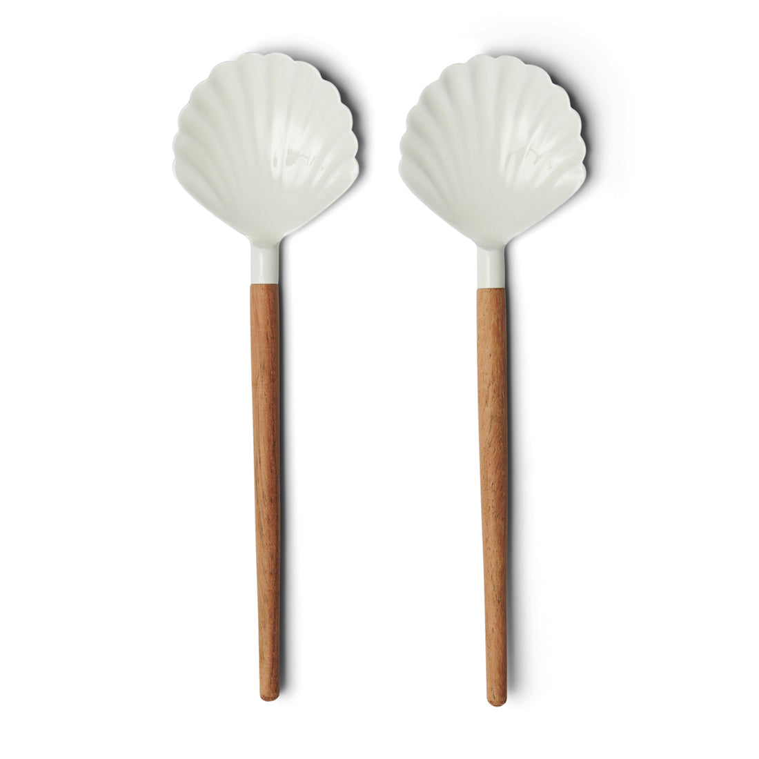 Riviera Maison saladebestek 2 stuk, Saladecouvert Schelp - Beach Shell