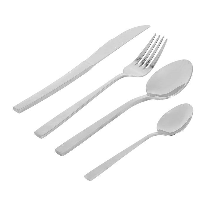 Krumble Bestekset (plat) - 24 delig - 6 persoons - Zilverkleurig