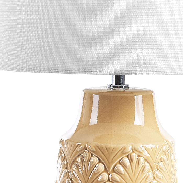 Beliani - BALAO - Tafellamp - Geel - Keramiek