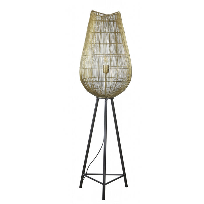 Light & Living Vloerlamp Yumi -  - Metaal - 37x128x37cm (BxHxD)