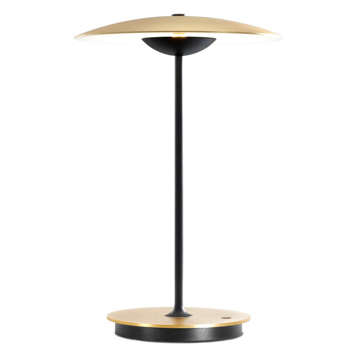 Marset Ginger 20 M tafellamp LED oplaadbaar messing|wit