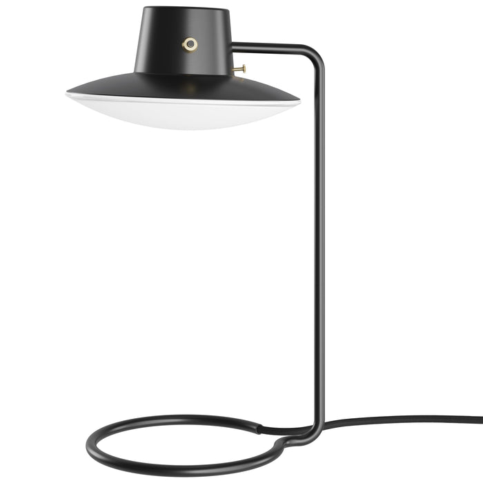 AJ Oxford tafellamp zwart|opaal