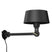 Bolt Underfit wandlamp met stekker Smokey Black