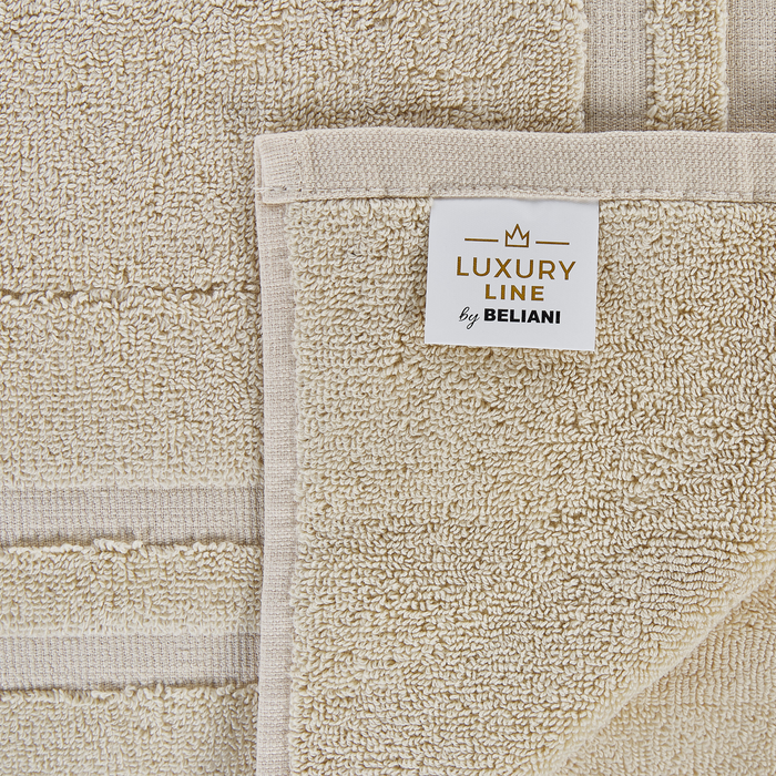 Beliani - ATIU - Handdoek set van 9 - Beige - Katoen