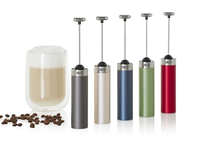 Melkopschuimer, Handmatig, Beige - AdHoc | Rapid