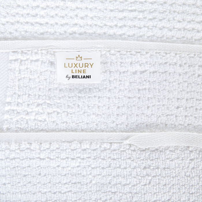 Beliani - ATIU - Handdoek set van 2 - Wit - Katoen