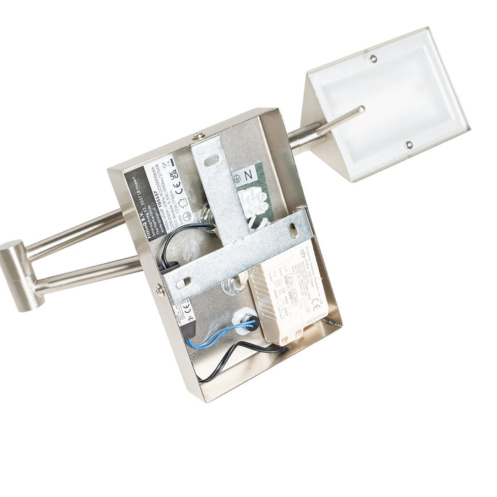 QAZQA Design wandlamp staal incl. LED dimbaar - Notia