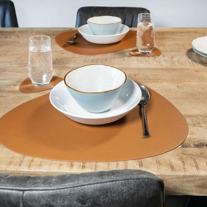 Krumble Placemat set design - 4 stuks - Bruin