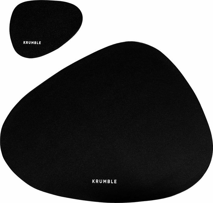 Krumble Placemat set design - 8 stuks - Zwart