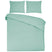 Seashell Dekbedovertrek Uni - 200x200|220cm - mint groen