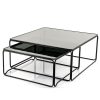 Furnilux - Salontafel Olit large set van 2 - 75 x 75 x 33 cm