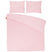 Dekbedovertrek Uni - 140x200|220cm - zacht roze