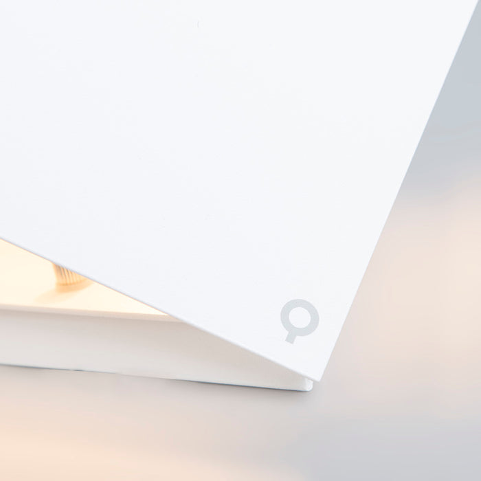 QAZQA Set van 2 moderne wandlampen wit - Cube