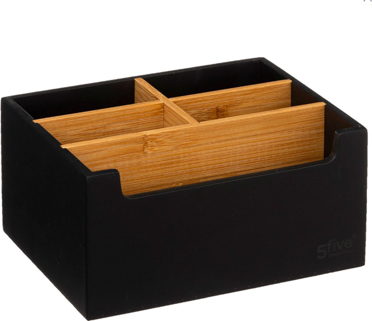 Five® - Make-up organizer - zwart - Sorteervakken