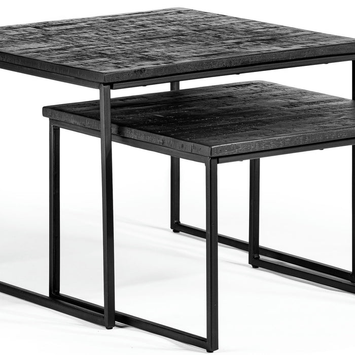 Lions Design Herona Salontafel Set Aged-Teak Zwart