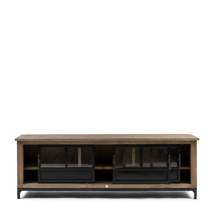 Rivièra Maison - Hoxton Flatscreen Dressoir, natuurlijk hout, GA2 - Gerecycled as, 190x42x65 cm
