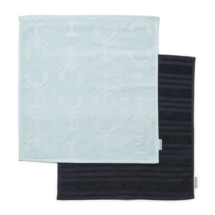 Riviera Maison Keukenhanddoeken 2 stuks, Nautic - Blauw| Grijs