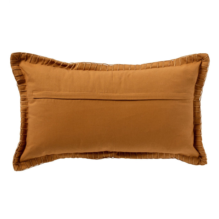 Velvet Kussen Gold Brown – Bruin|Goud 30 x 50 cm (incl. vulling)