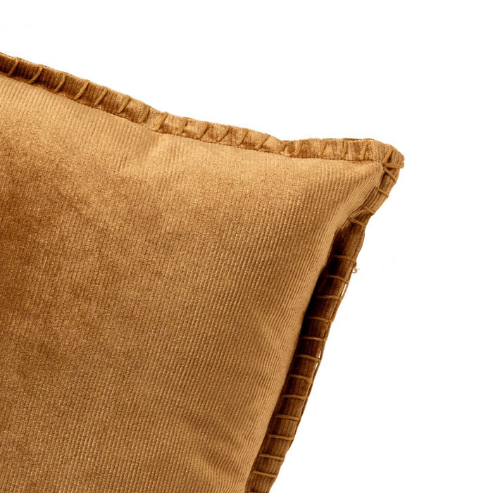 Velvet Kussen Gold Brown – Bruin|Goud 30 x 50 cm (incl. vulling)