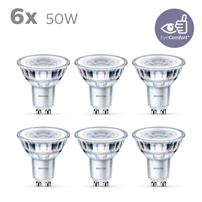 Philips LED-spotlight lampen Classic 4,6 W 355 lumen 6 st 929001215233