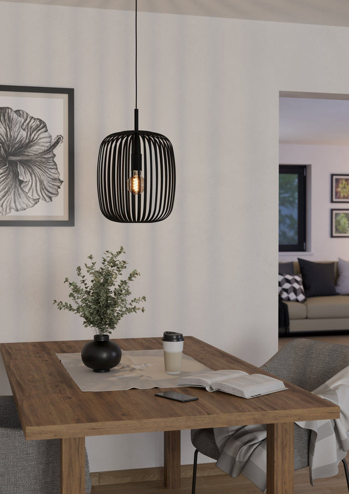 EGLO Romazzina Hanglamp - E27 - Ø 32,5 cm - Zwart