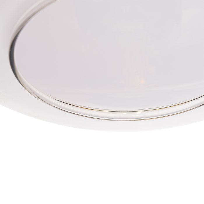 QAZQA Design hanglamp zwart met goud en smoke glas 4-lichts - Kyan