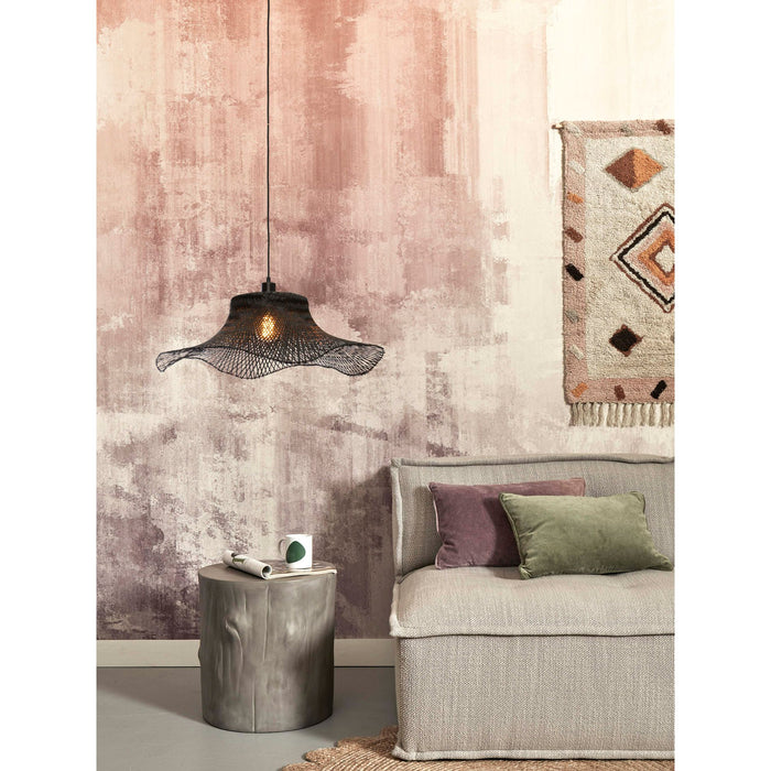 GOOD&MOJO Hanglamp Ibiza - Bamboe Zwart - 65x65x20cm