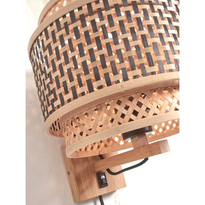 GOOD&MOJO Wandlamp Bhutan - Bamboe - Ø25cm