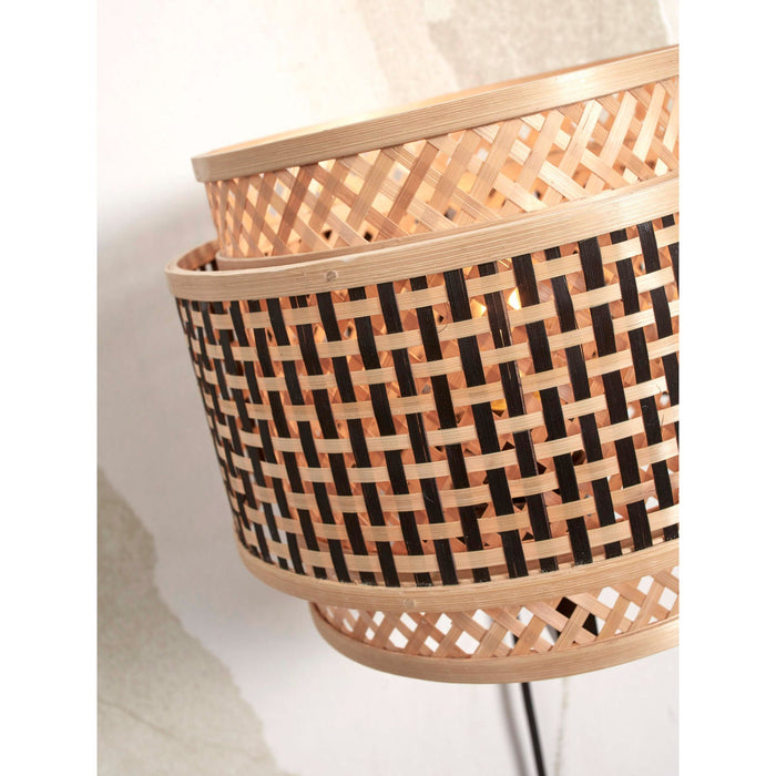 GOOD&MOJO Wandlamp Bhutan - Bamboe - Ø25cm