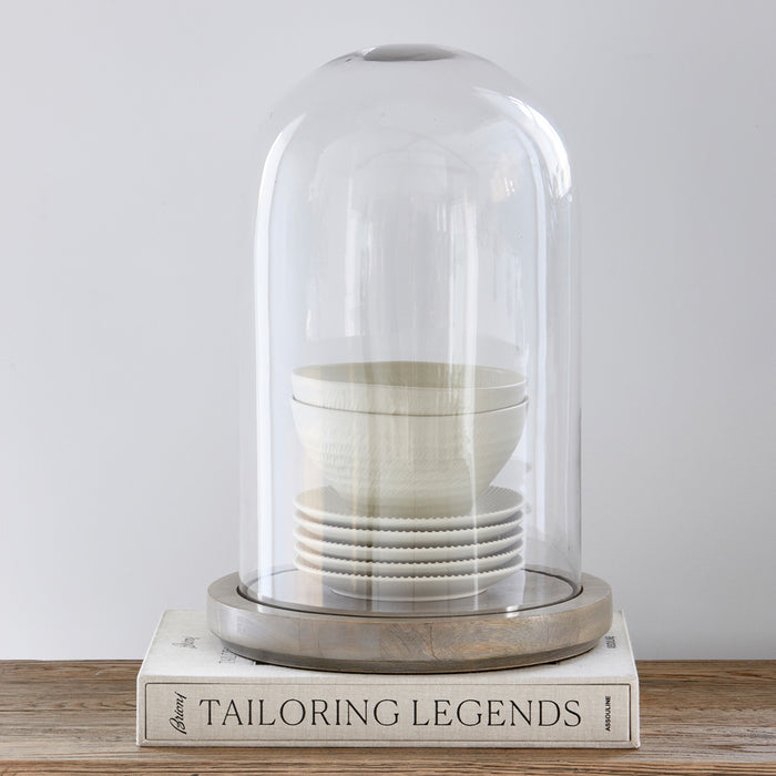 Riviera Maison ontbijtbord, buffetbordje mat - Marseille - Wit