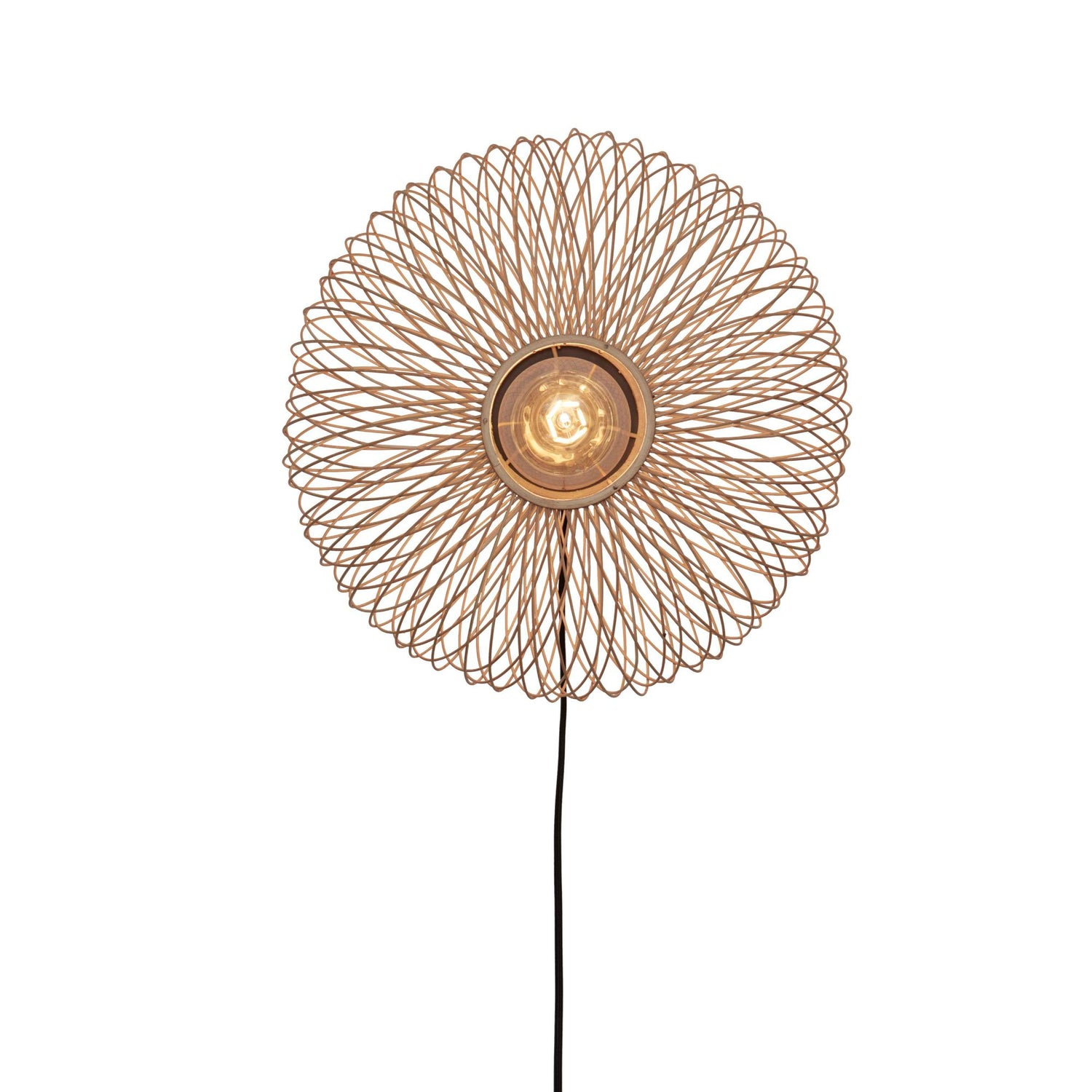 GOOD&MOJO Wandlamp Cango - Bamboe - Ø40cm