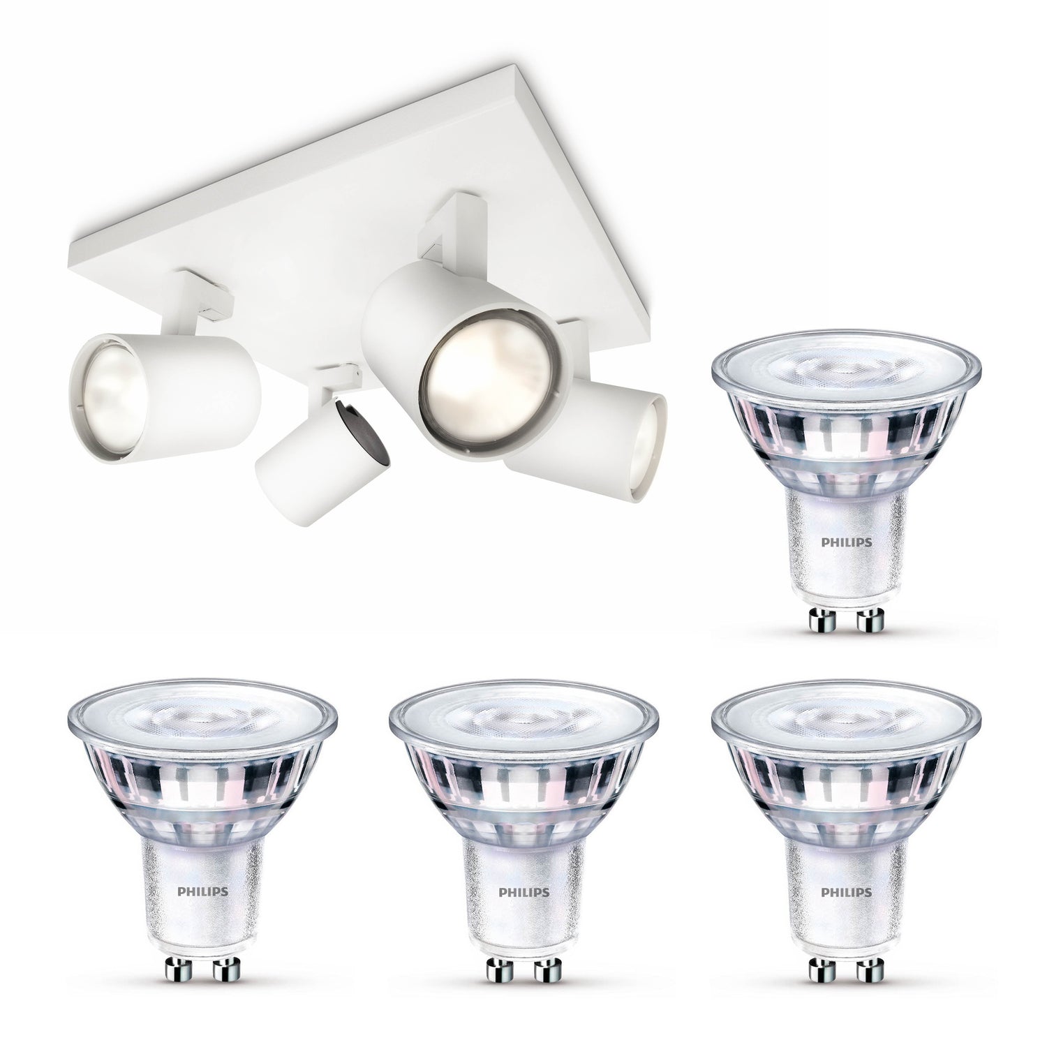 Philips myLiving Runner Opbouwspot - 4x Philips LED Scene Switch