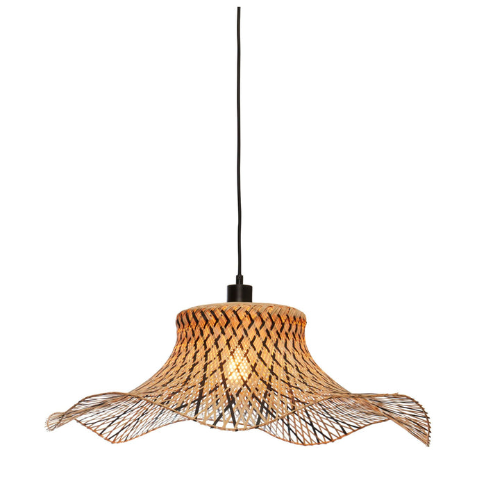GOOD&MOJO Hanglamp Ibiza - Bamboe|Zwart - 65x65x20cm