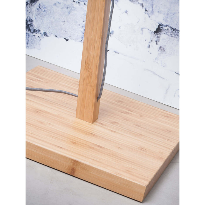 GOOD&MOJO Vloerlamp Ibiza - Bamboe|Zwart - 83x65x176cm