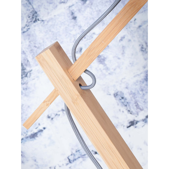 GOOD&MOJO Vloerlamp Ibiza - Bamboe|Zwart - 83x65x176cm