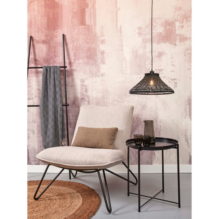 GOOD&MOJO Hanglamp Tahiti - Bamboe Zwart - Ø45cm