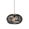 GOOD&MOJO Hanglamp Madeira - Rotan Zwart - Ø48cm