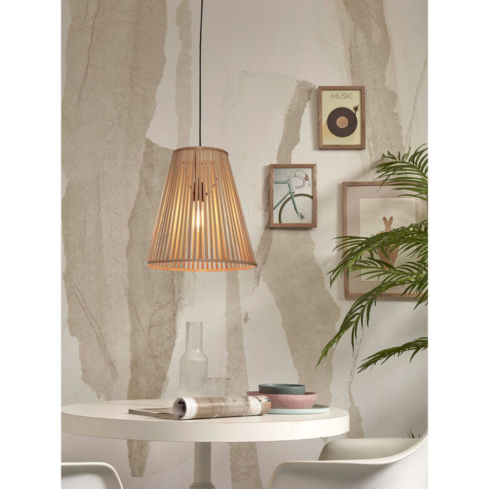 GOOD&MOJO Hanglamp Merapi - Bamboe - 40x40x42cm