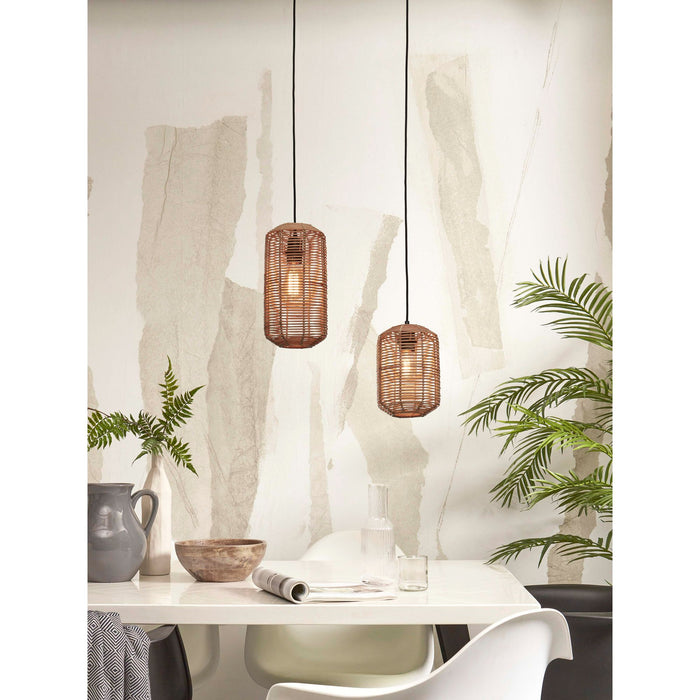 GOOD&MOJO Hanglamp Tanami - Rotan - Ø18x25cm