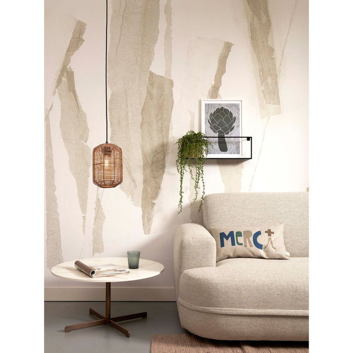 GOOD&MOJO Hanglamp Tanami - Rotan - Ø18x25cm