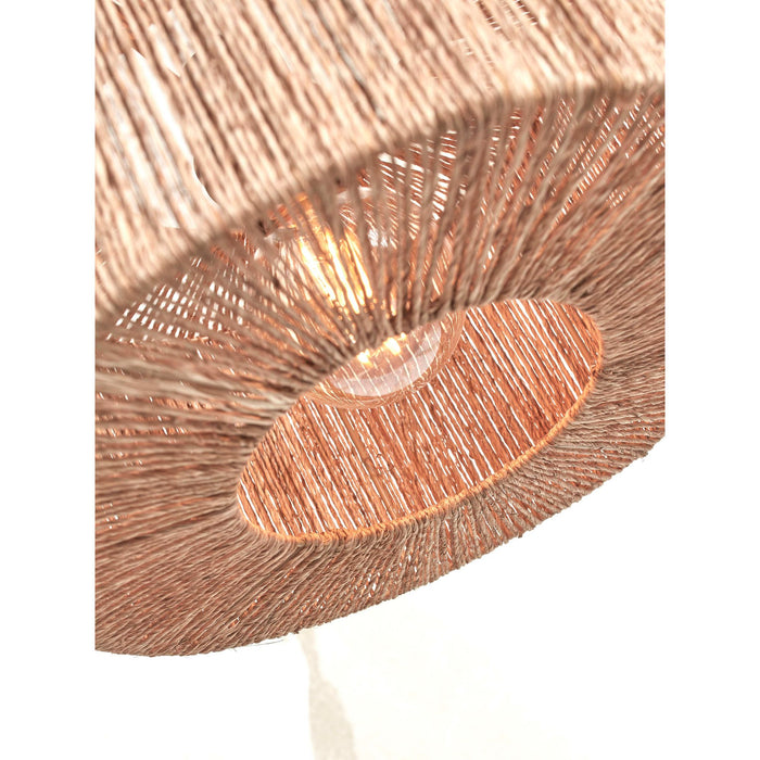 GOOD&MOJO Vloerlamp Iguazu - Bamboe|Jute - 57x31x150cm